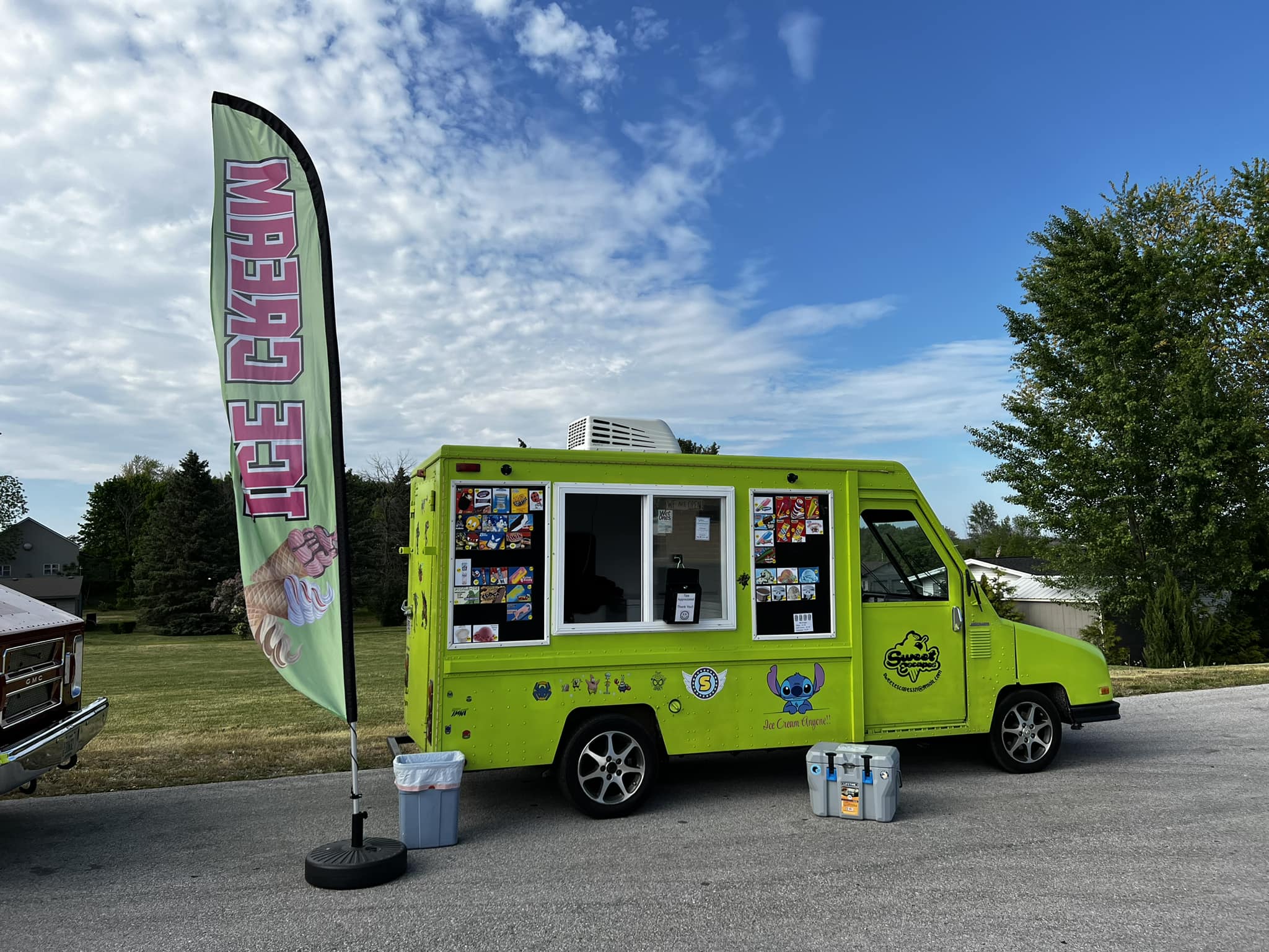 Big ice cream truck